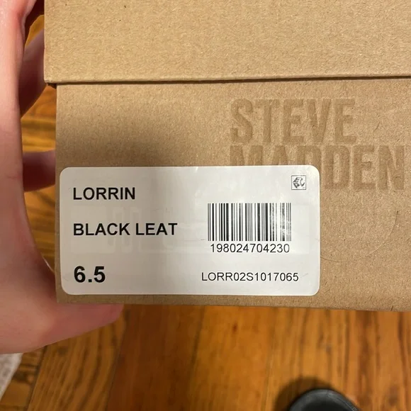 NWT Steve Madden Lorrin Pump Mule in Black Leather - Picture 5 of 5